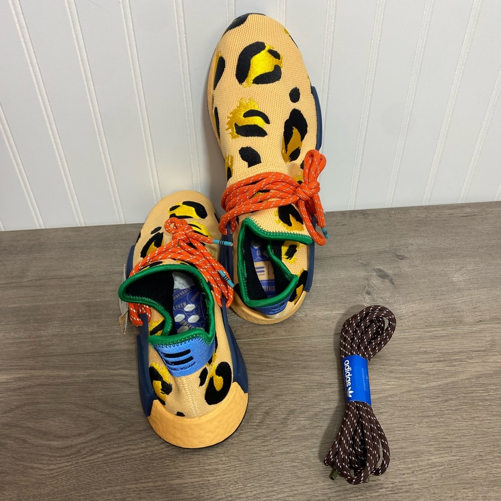 Adidas Originals Pharrell Williams  NMD HU Animal Print Cheetah 12 no box - Picture 4 of 16